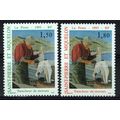 St. Pierre & Miquelon 589-590 MNH Fishing Cod I...