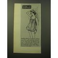 1960 B. Altman & Co. Fashion Ad - Double check the maternity bathing suit