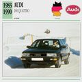 Collectors Club card. Classic Cars. Audi 200 Qu...
