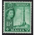 Malta Second World War memorial 1½d 1956 MNH SG...