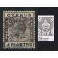 Cyprus George V ¾ Piastre Excellent Cancel 'LAR...
