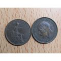 GB 1926 George V Farthing Coin