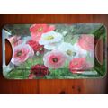 Melamine Sandwich/Serving Tray, Handles, Cluste...