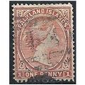 Falkland Islands 1894 SG20 1d Orange-Brown Fine...