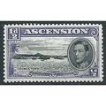 Ascension 1944 SG38b 1/2d Black & Violet Perf 1...
