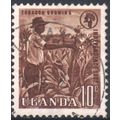 Uganda 1962 - SG100 - 10c brown - Tobacco Growi...