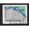 VENEZUELA 1965 GUYANA CLAIM 15c RESTREPO MAP SG...