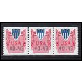 CVP33 43c Shield Very Fine MNH Strip of 3 PA5355
