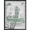 Belgium EPM Mi 302: 3 Fr. bluish green Railway ...