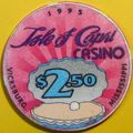 Isle Of Capri. $2.50 Casino Chip. Vicksburg, MS...
