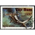 Vietnam 1991 Marine Life Fish 1000d Used Stamp ...
