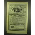 1902 The Youth's Companion Ad - Map of circulation