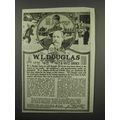 1920 W.L. Douglas Shoes Ad - Holds Its Shape