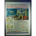 1951 Pittsburgh Paints Ad - Wallhide Rubberized Finish