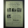 1952 Mosler Safe Ad - These 4 Dangerous Ideas