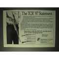 1990 Thompson / Center Arms TCR '87 Firearm Ad