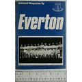 1972 programme Everton v. Manchester City