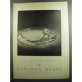 1952 Steuben Glass Celery Dish Advertisement