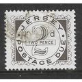JERSEY 1969 POSTAGE DUE 2d SEPIA SG D2 FINE USED#