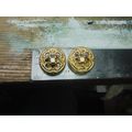 Vintage Gold Tone Clip On Earrings