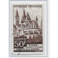 FRANCE 1951 USED CAEN ABBEY OF MEN ST ETIENNE