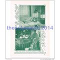 JAPANESE BEDROOM AND KITCHEN, BOOK ILLUSTRATION...