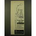 1961 The Tuscany Hotel Ad - More and more people like the service