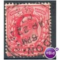 GB stamps 1902-10 KEV11 - 1d SG219 London 33