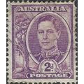 AUSTRALIA, King George VI, violet 1944, 2d