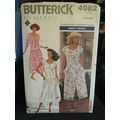 Vintage Butterick 4082 Misses Dress Pattern - S...