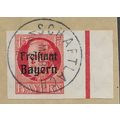 GER (BAVARIA) 1919 15pf 'KING LUDWIG (FREISTAAT...
