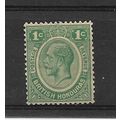 BritishHonduras.SG126 1c Green.Mounted Mint.Sept19