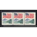 2280v 25c U.S. Flag Very Fine MNH PNC 3/3 PA2845