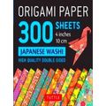 Origami Paper 300 Sheets Japanese Washi Patterns 4 (10 CM): Tuttle Origami Paper