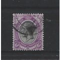 SouthAfrica.SG11 6d Black and Violet.Fine Used....