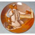 PLATE: Norman Rockwell - The Painter 1983 7th i...