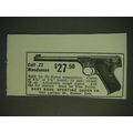 1937 Gart Bros. Sporting Goods Colt .22 Woodsman Ad