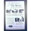 1951 Du Mont Mount Vernon Television Ad - 20 Years