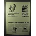 1964 Texaco Sky Chief Gasoline Ad - Change Weather