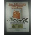1985 Nor-Am Dropp Ad - Clean Cotton