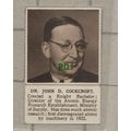 C1031) Dr John D Cockcroft Atomic Energy Resear...
