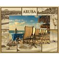 Aruba Montage Laser Engraved Wood Picture Frame...