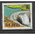RHODSIA 1970 14c KARIBA DAM SG 446a FINE USED#3
