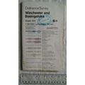 1986 OS Landranger map Sheet 185 Winchester & B...