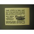 1958 Roseland Dance City Ad - Take Steps to keep Cool! Wally Gingers