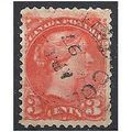 Canada 1876 SG83 3c Orange-Red Fine Used .