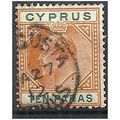 Cyprus 1906 SG61 10 Paras Orange & Green Fine U...