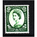 GREAT BRITAIN 1952 SG530 QEII TUDOR 1s 3d GREEN...
