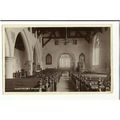Yorkshire HUNMANBY Church Interior Postcard by ...