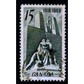 CANADA 1968 SG 629 15c SLATE BLACK ARMISTICE MO...
